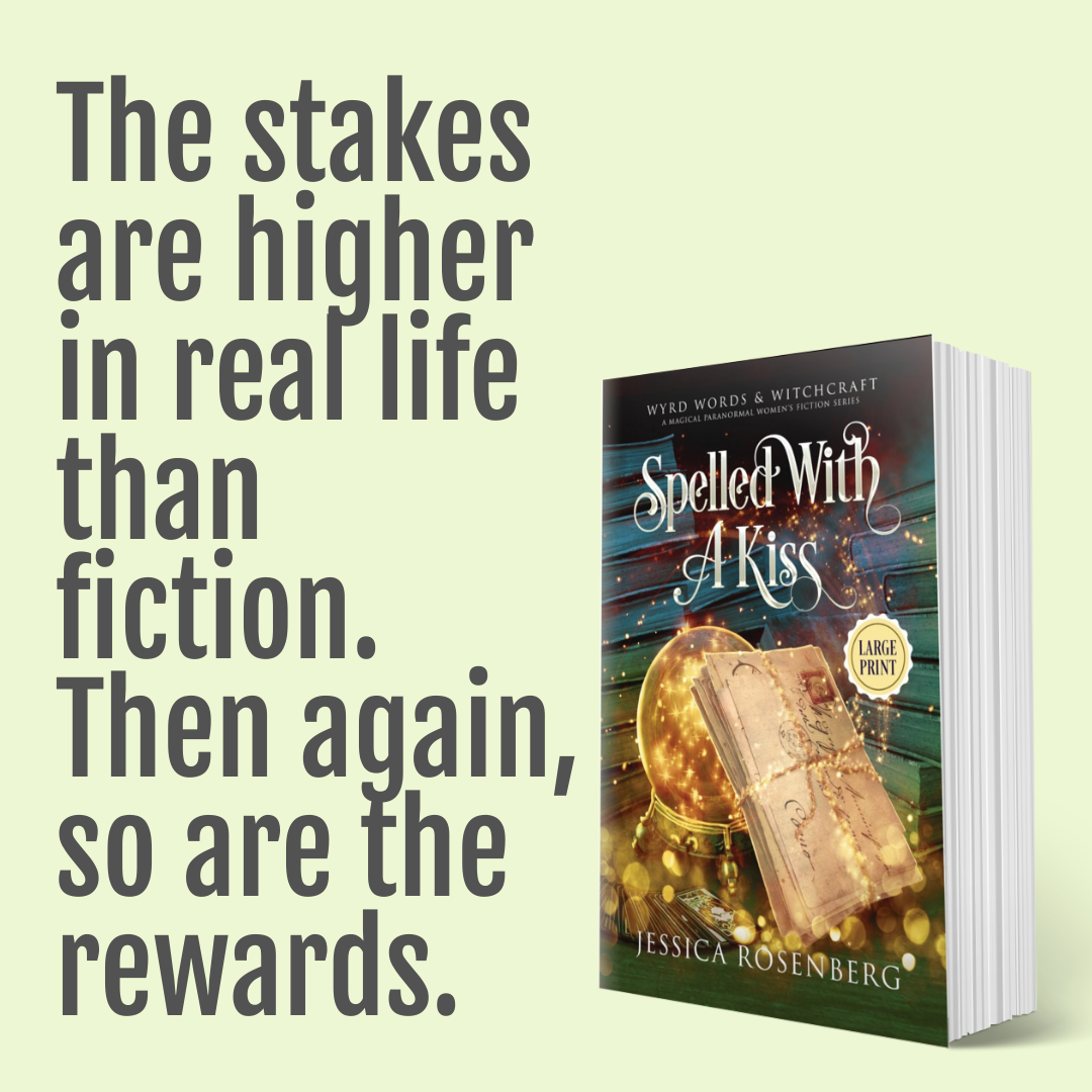Spelled with a Kiss: Book 2, Wyrd Words & Wisdom Series - Witchy Paranormal Women's Fiction - Large Print Paperback Book