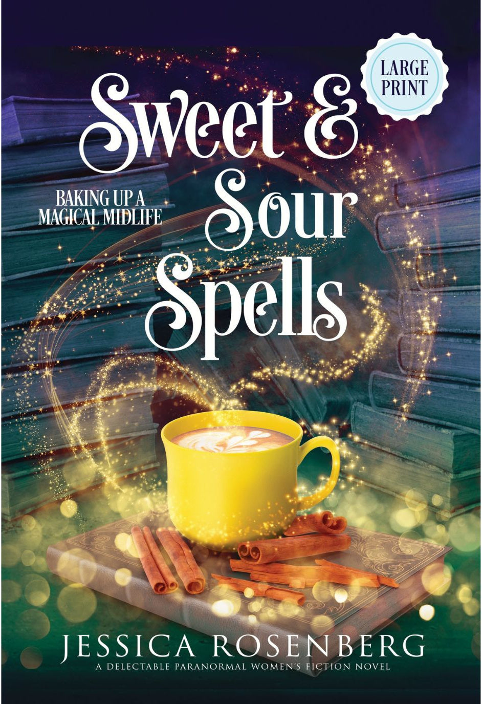 Baking Up a Magical Midlife Series - Witchy Paranormal Women's Fiction - 4 Book Bundle - Large Print Paperback Book Bundle