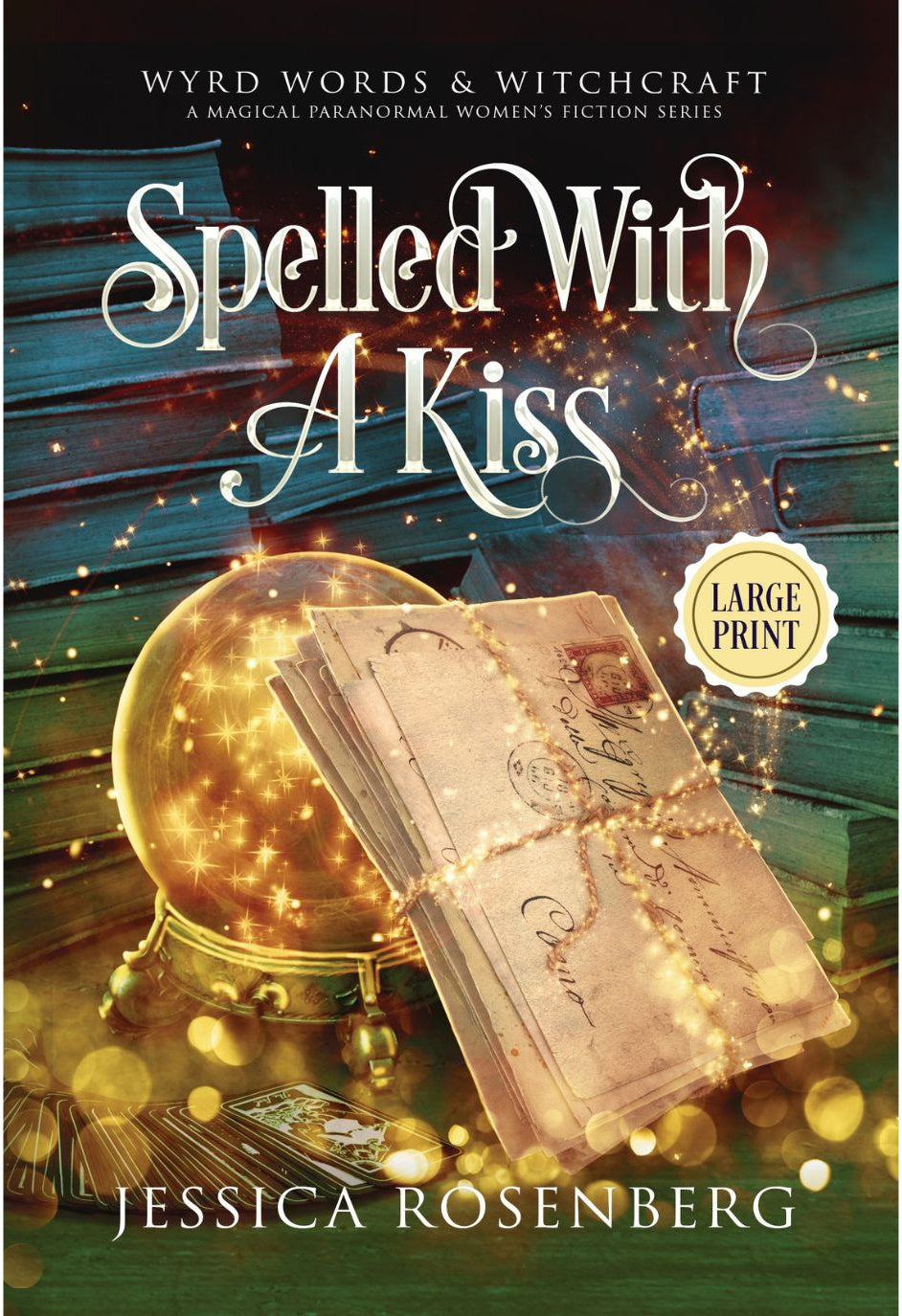 Spelled with a Kiss: Book 2, Wyrd Words & Wisdom Series - Witchy Paranormal Women's Fiction - Large Print Paperback Book