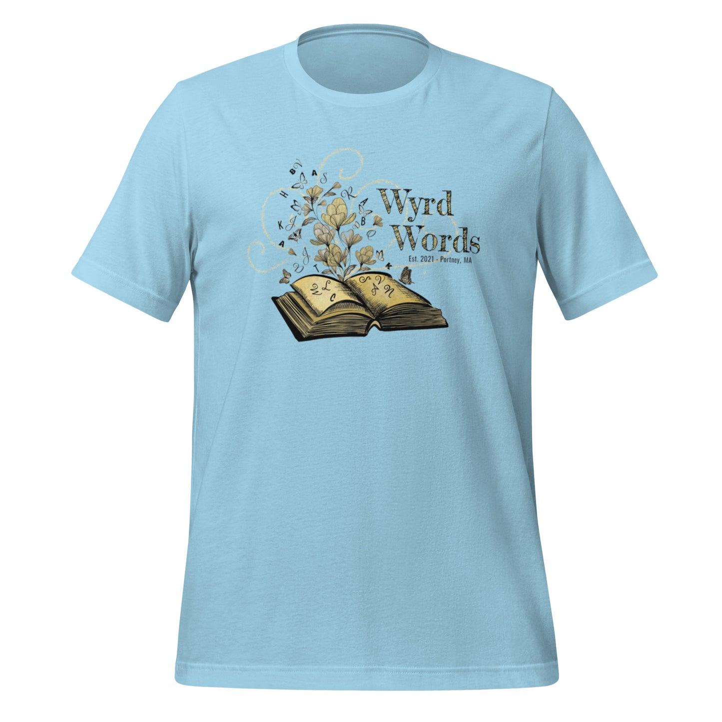 'Wyrd Words' T-Shirt with logo from the Wyrd Words & Witchcraft Series Bookshop - Unisex t-shirt