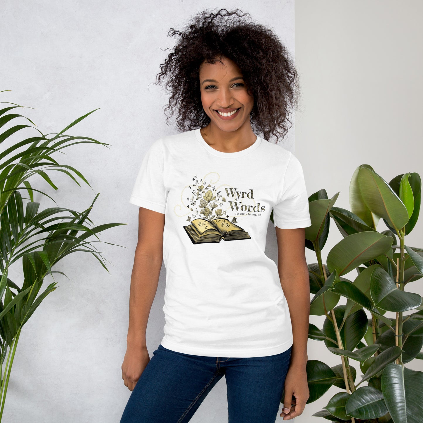 'Wyrd Words' T-Shirt with logo from the Wyrd Words & Witchcraft Series Bookshop - Unisex t-shirt