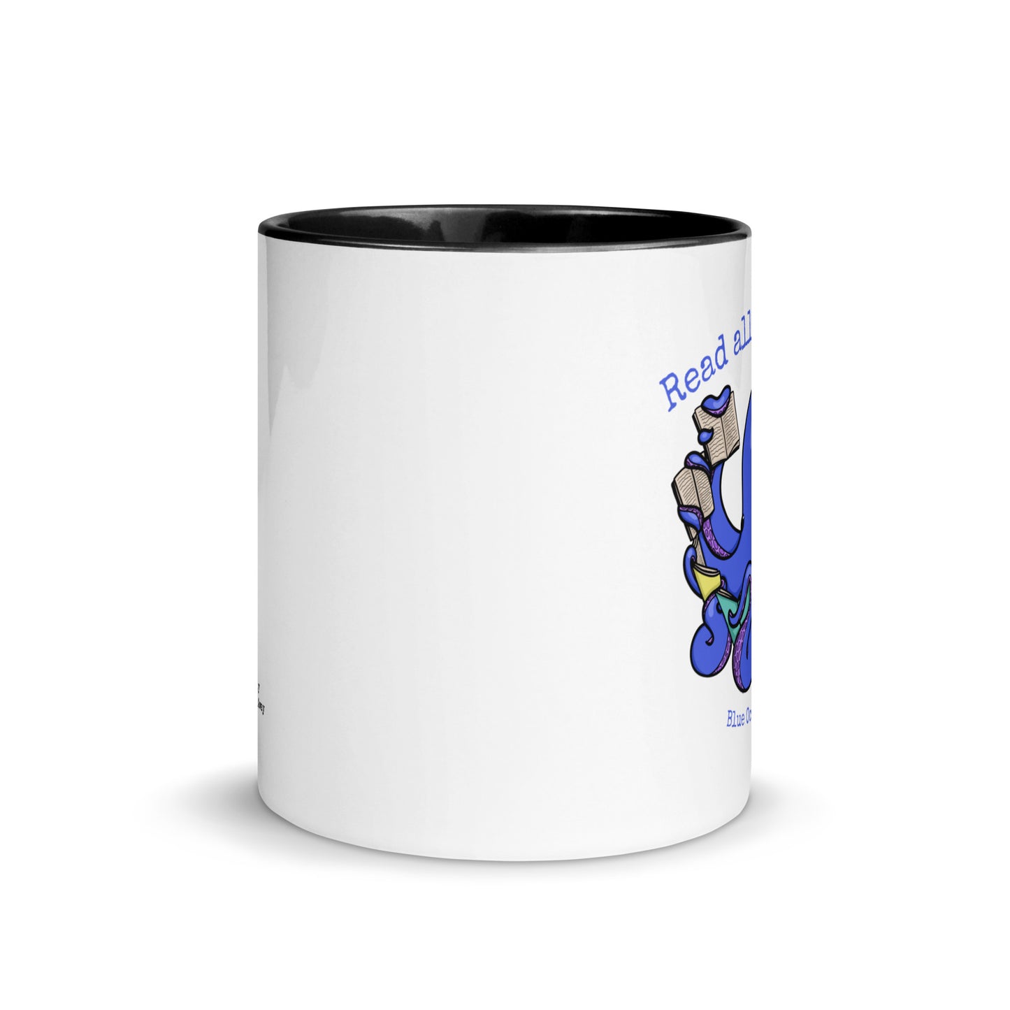 'Read All the Books' Blue Octopus Mug