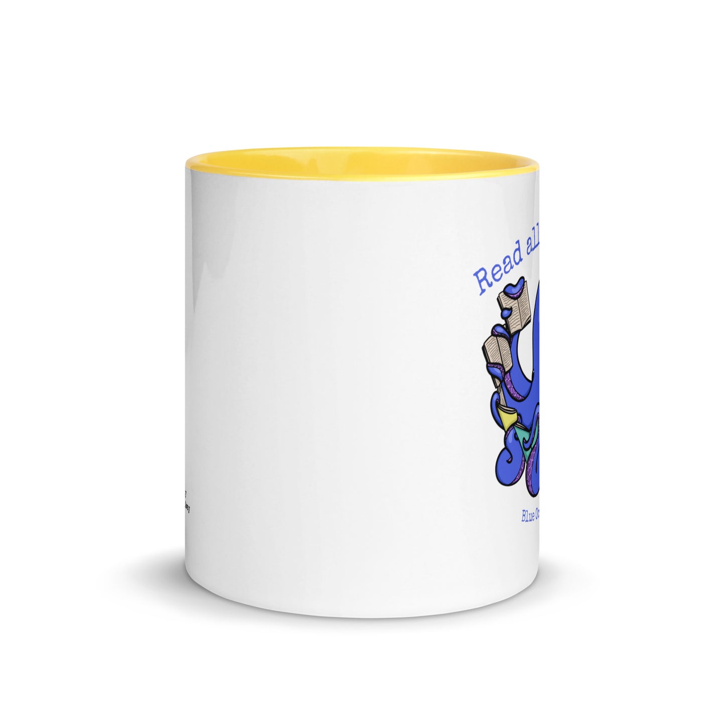 'Read All the Books' Blue Octopus Mug